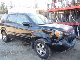 2008 Honda Pilot EX-L Black 3.5L AT 2WD #A22615